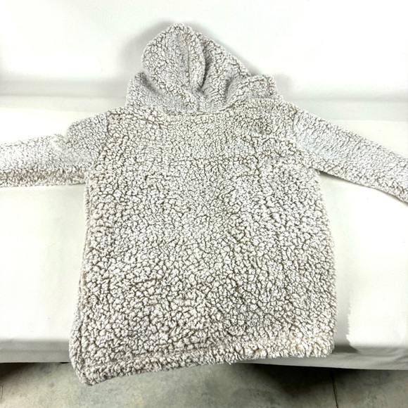 Eddie Bauer Fireside Plush Ultra Soft Hooded Open front cardigan women’s small - Picture 8 of 16